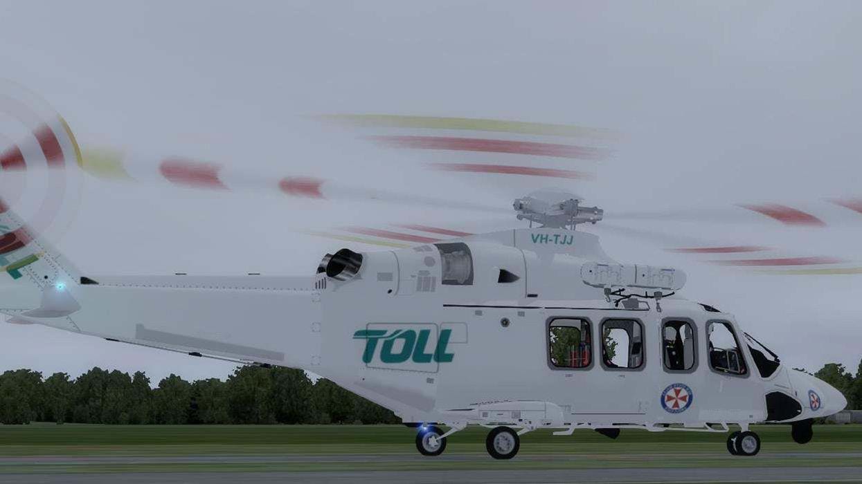 AW139 repaint – Toll