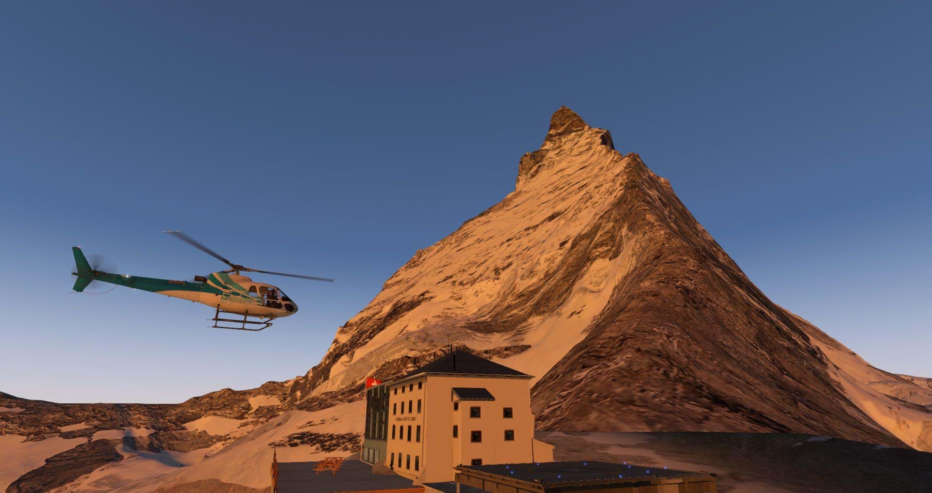 Frank Dainese's Matterhorn for X-Plane - Helipad