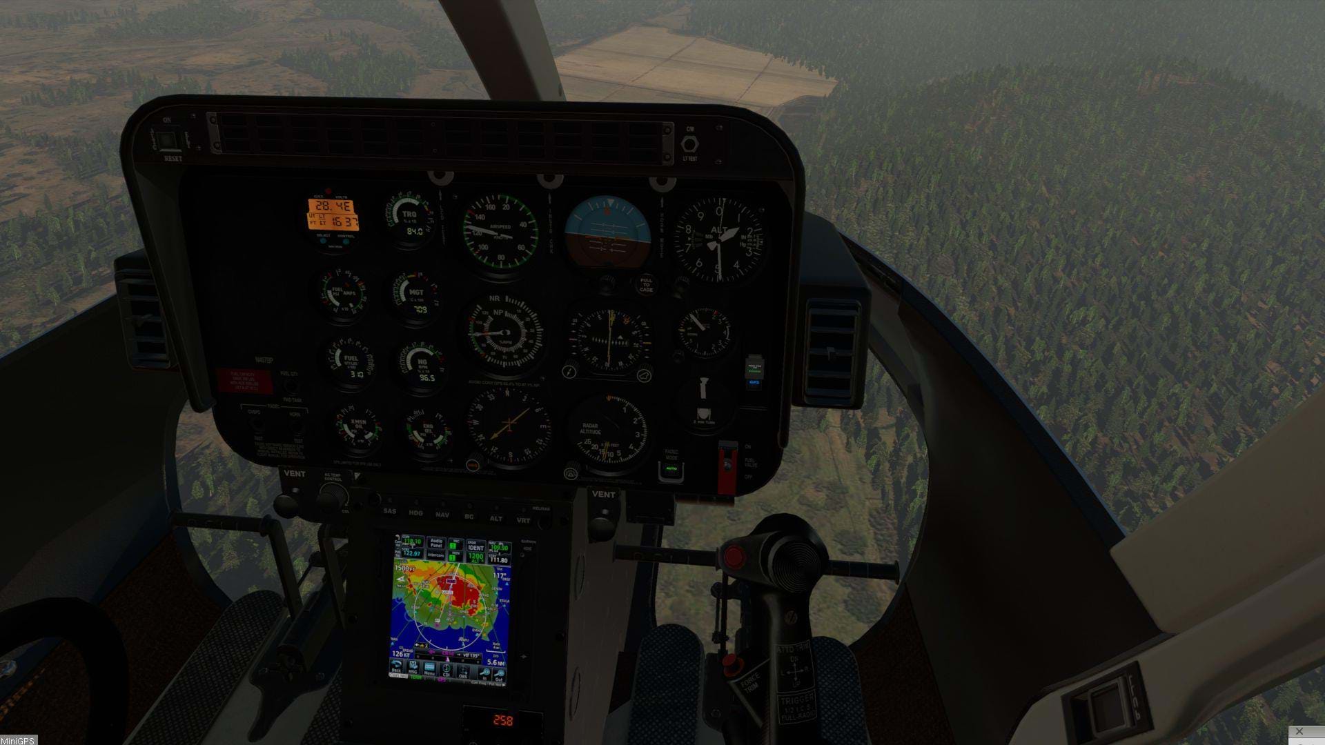 RXP GTN750 mod for DreamFoil Creations Bell 407