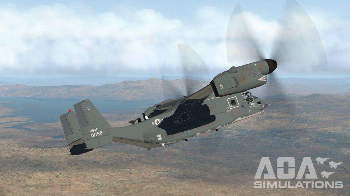AOA Simulations V-22 Osprey for X-Plane