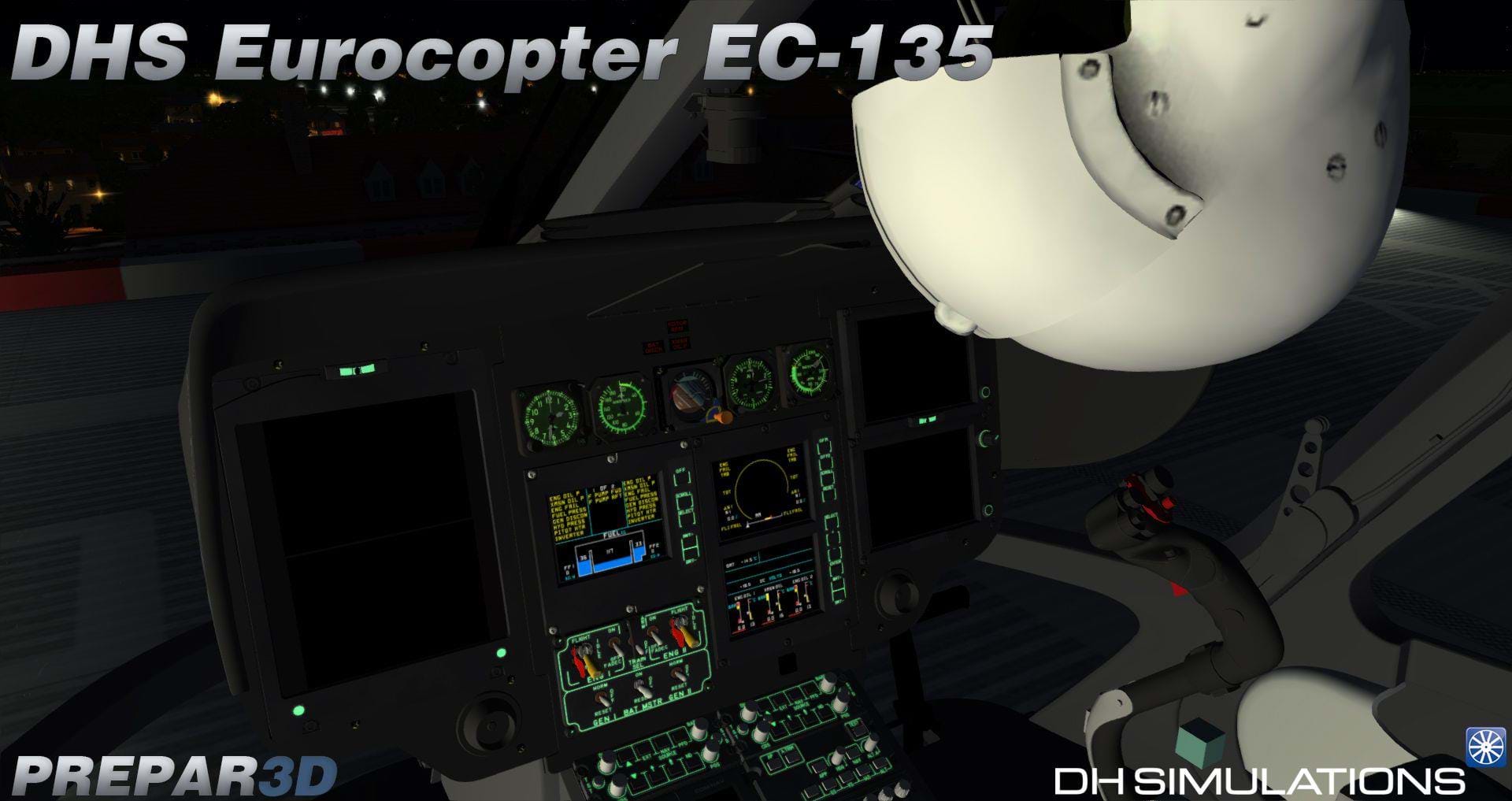 Delta-Hotel Simulations EC-135 for P3D