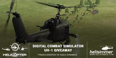 Partnership with The Helicopter Page - win a DCS Huey