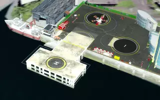 Charity Scenery London Heliport - EGLW for P3D is out