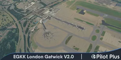 Pilot Plus London Gatwick V2.0 for X-Plane is out