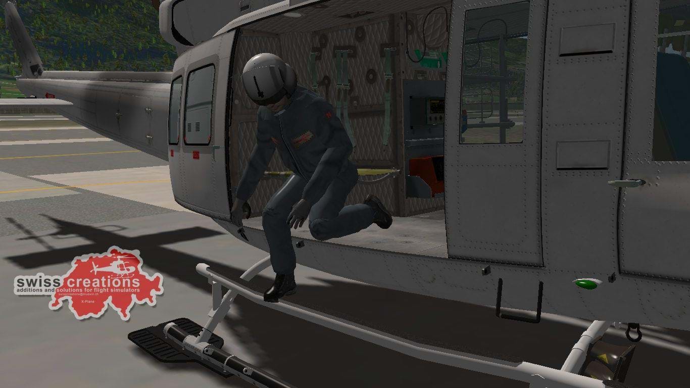SwissCreations Bell 412 EP modification for the X-Trident Bell 412