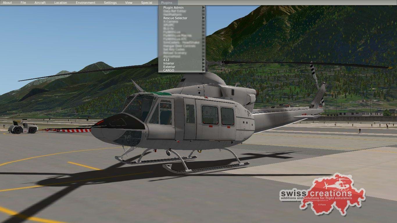 SwissCreations Bell 412 EP modification for the X-Trident Bell 412