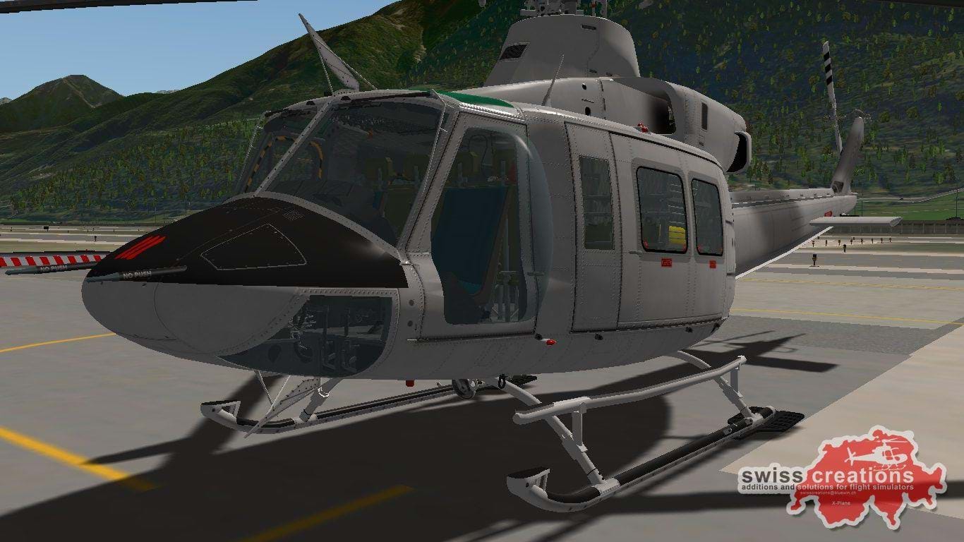 SwissCreations Bell 412 EP modification for the X-Trident Bell 412