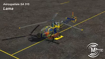 MP Design Studio released an update to their SA315 Lama for P3D