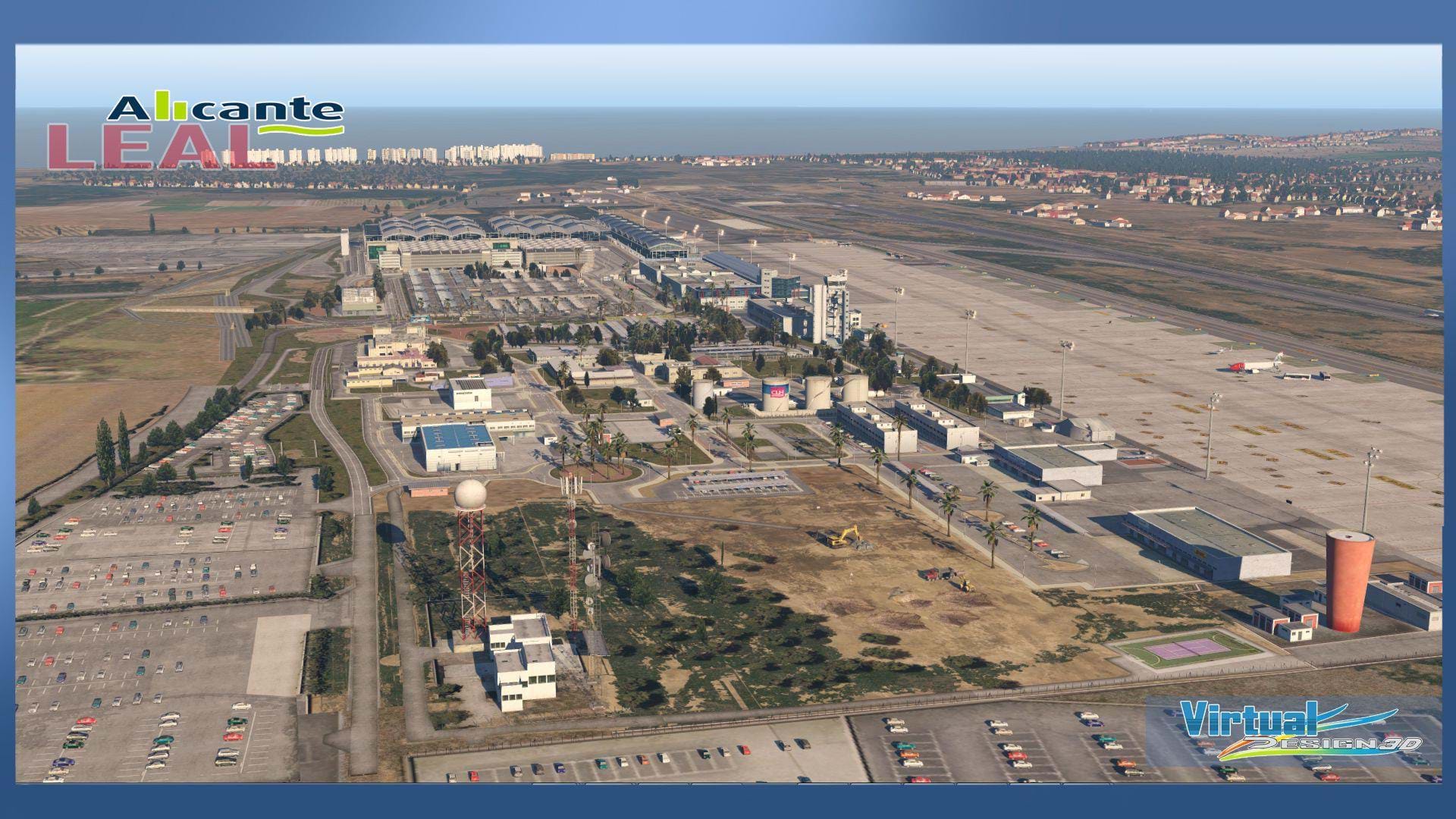 VirtualDesign3D LEAL - Alicante for X-Plane