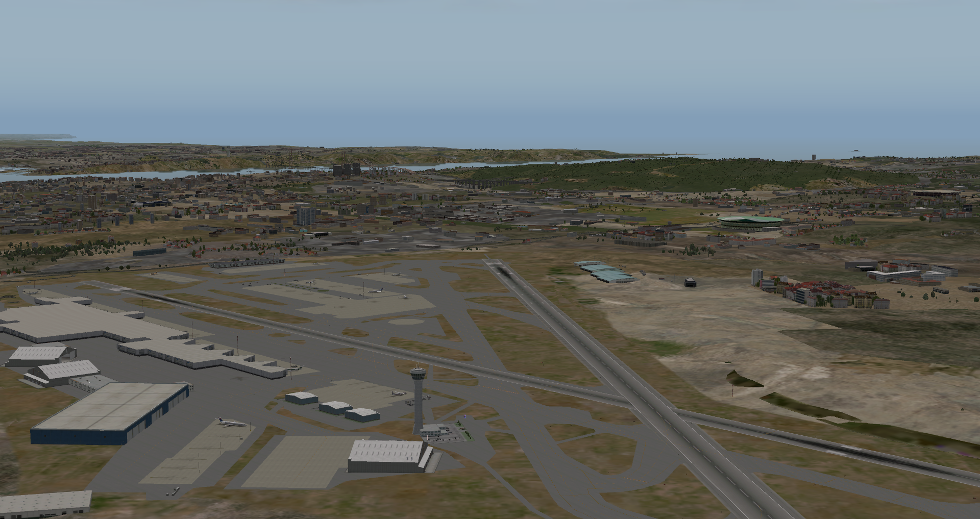 X-Plane - Lisbon city