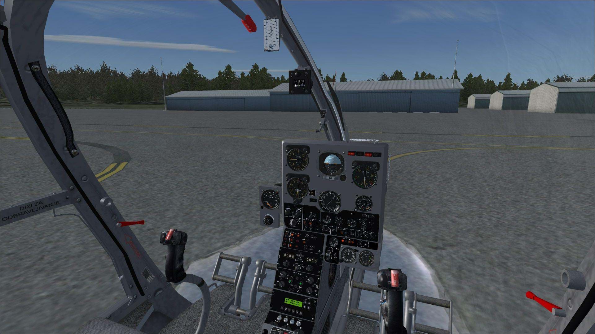 MP Design Studio Gazelle update - old military cockpit