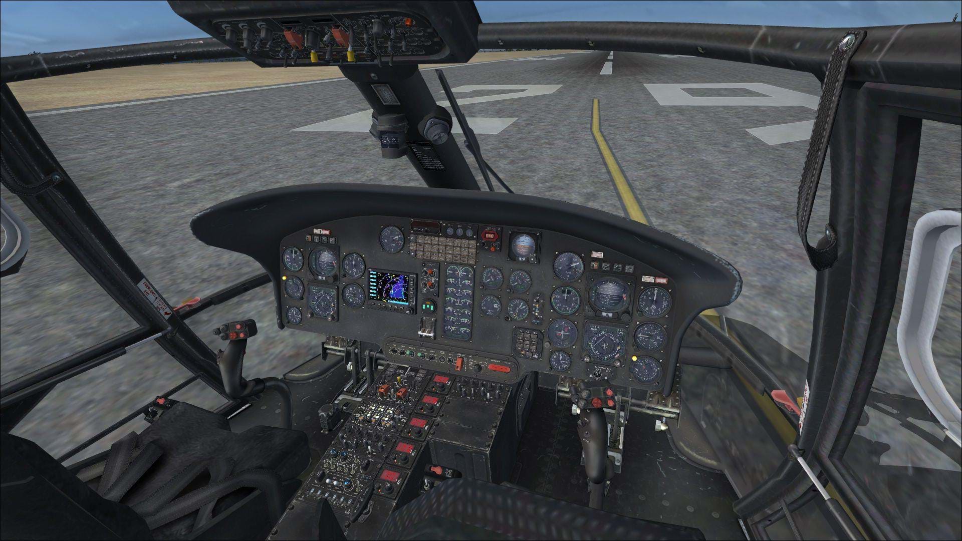 Cera Sim AS365 - cockpit