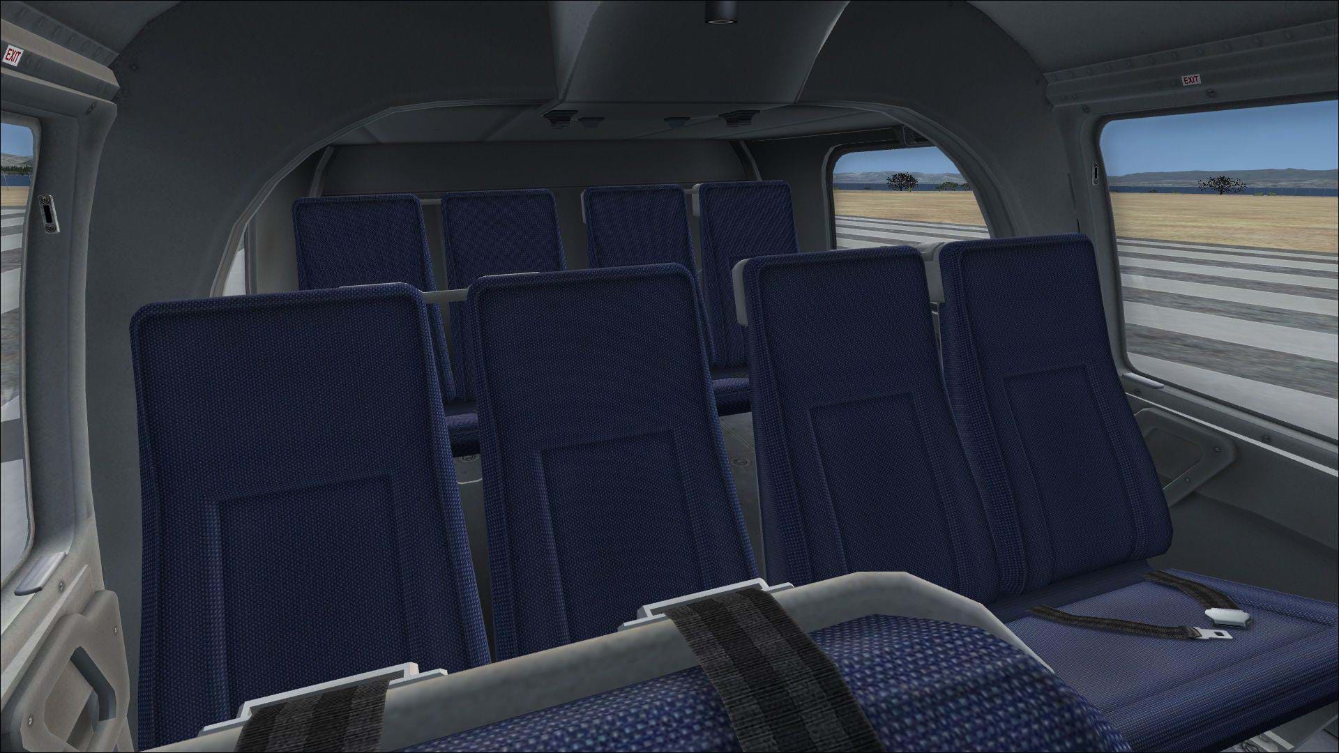 Cera Sim AS365 - passenger cabin