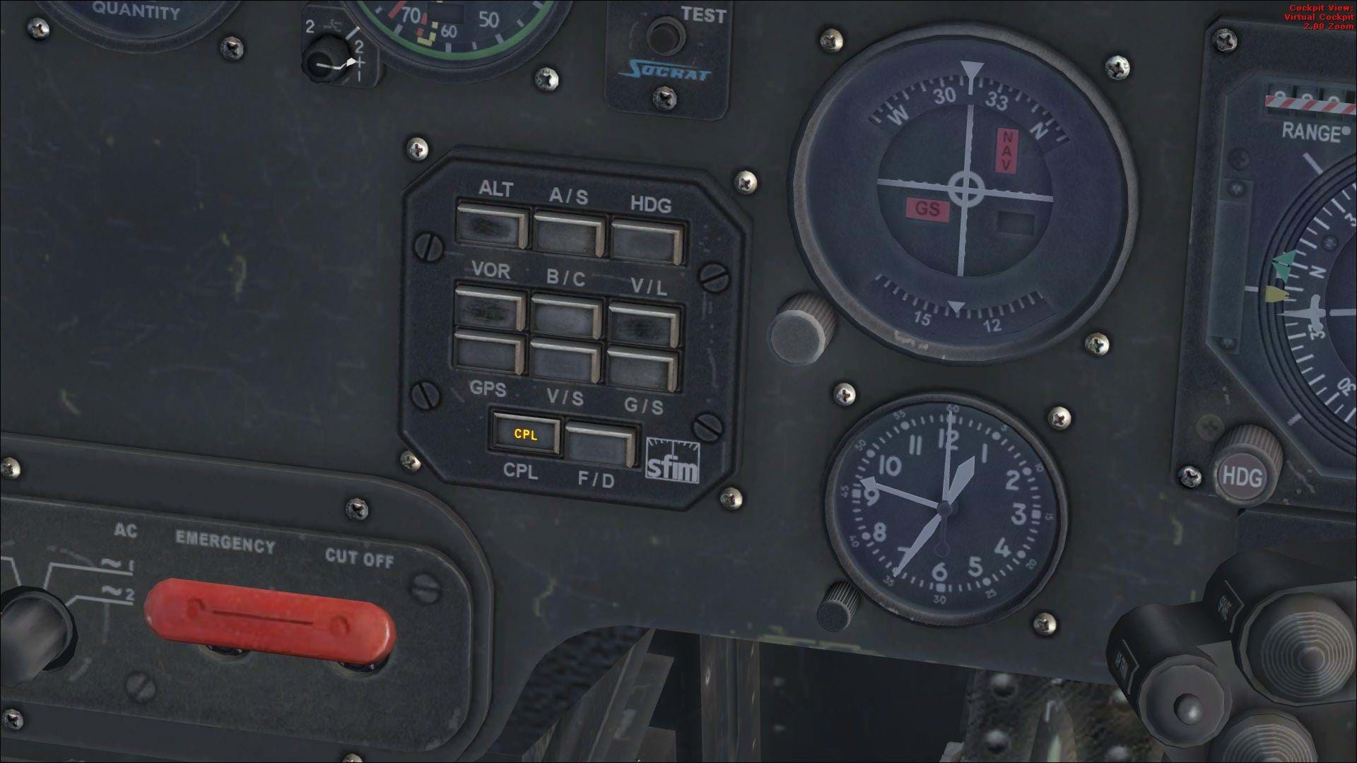 Cera Sim AS365 - autopilot