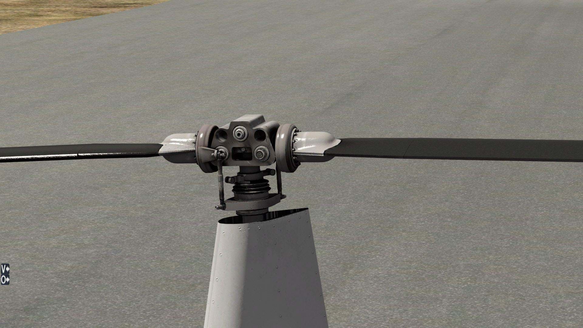 Alabeo R-66 for X-Plane - main rotor