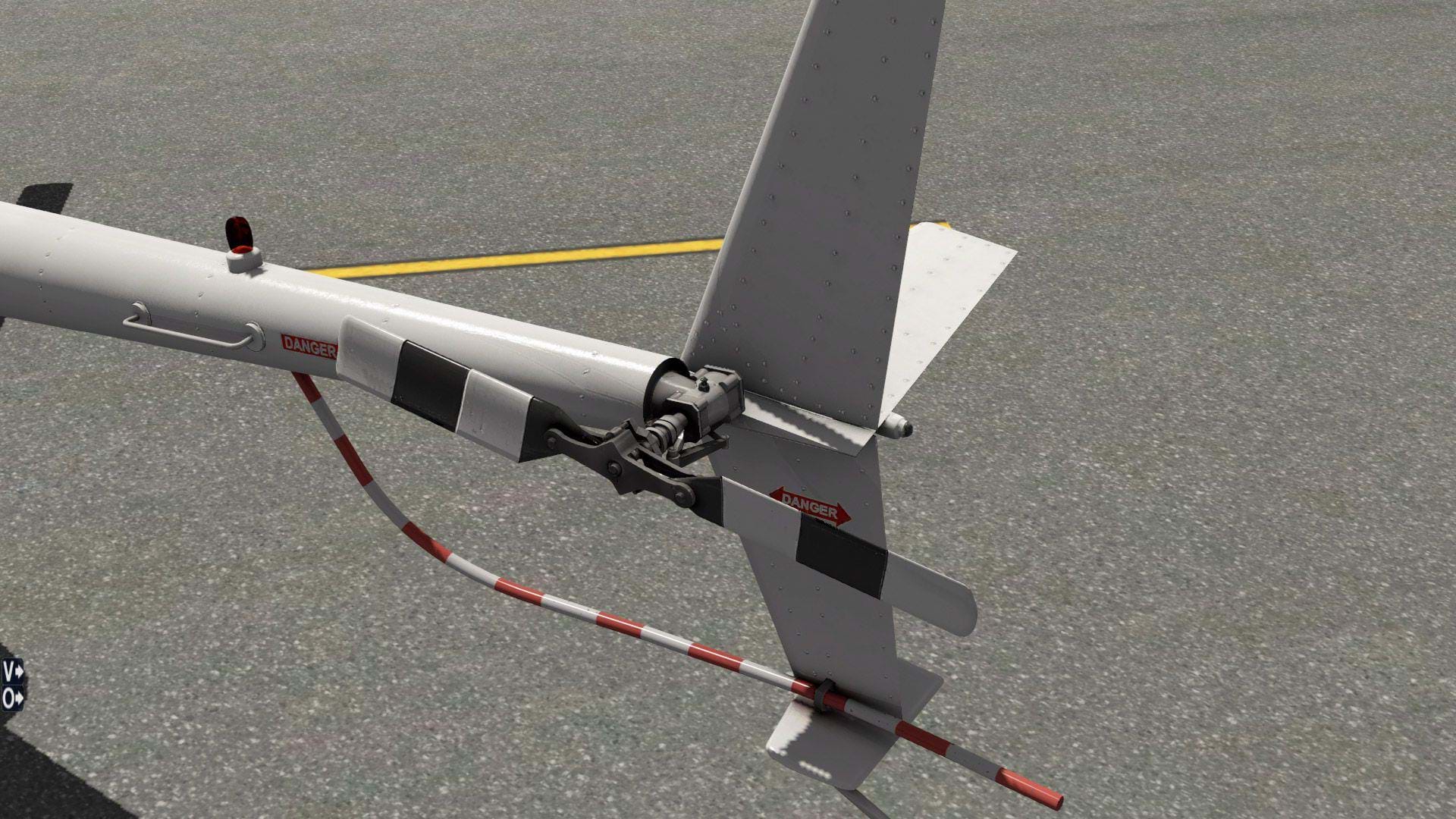 Alabeo R-66 for X-Plane - tail rotor
