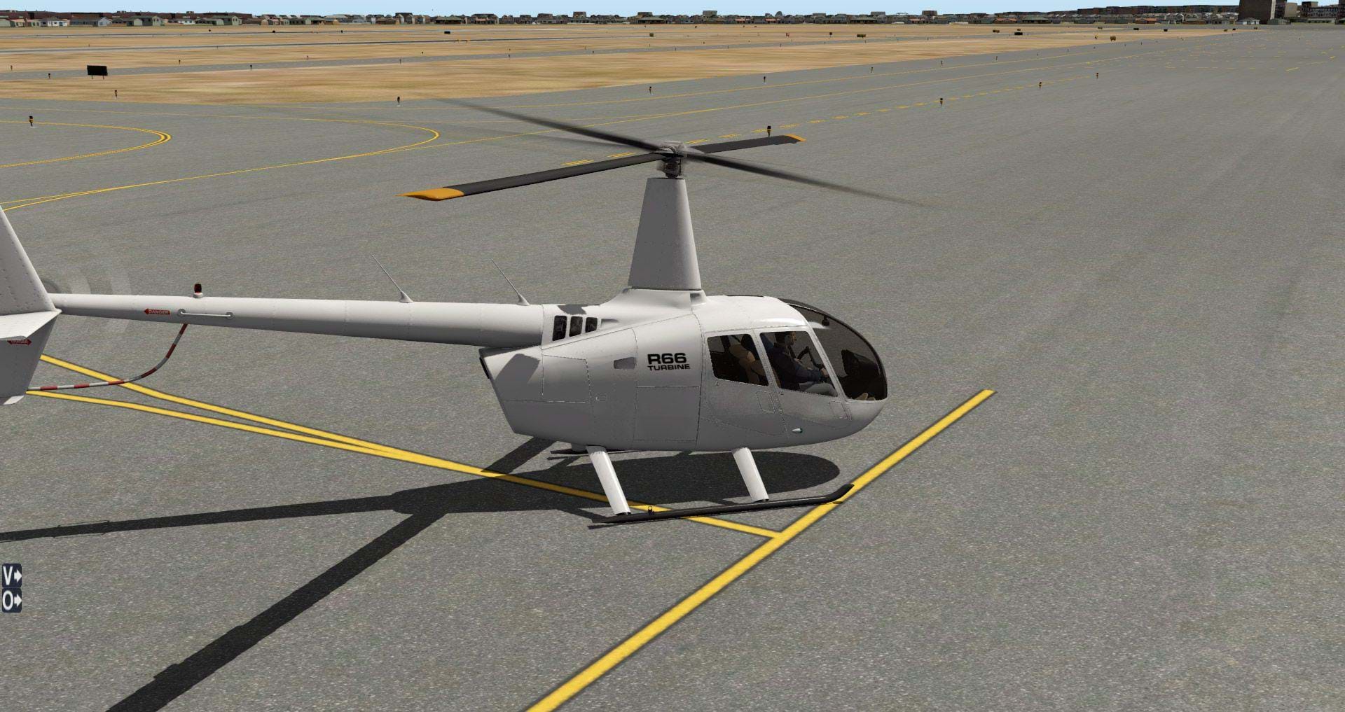 Alabeo R-66 for X-Plane - rotor animation