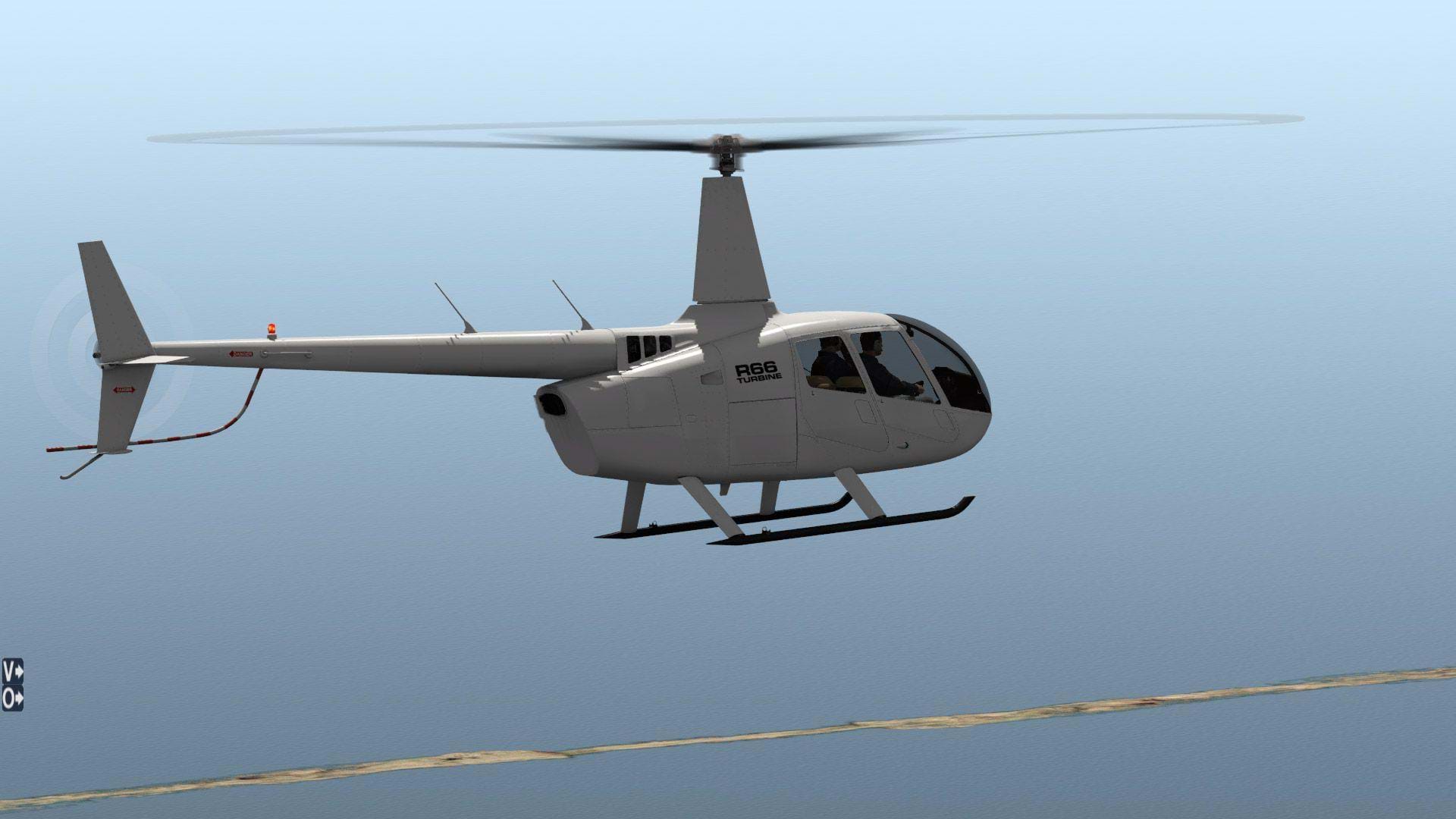 Alabeo R-66 for X-Plane - in flight