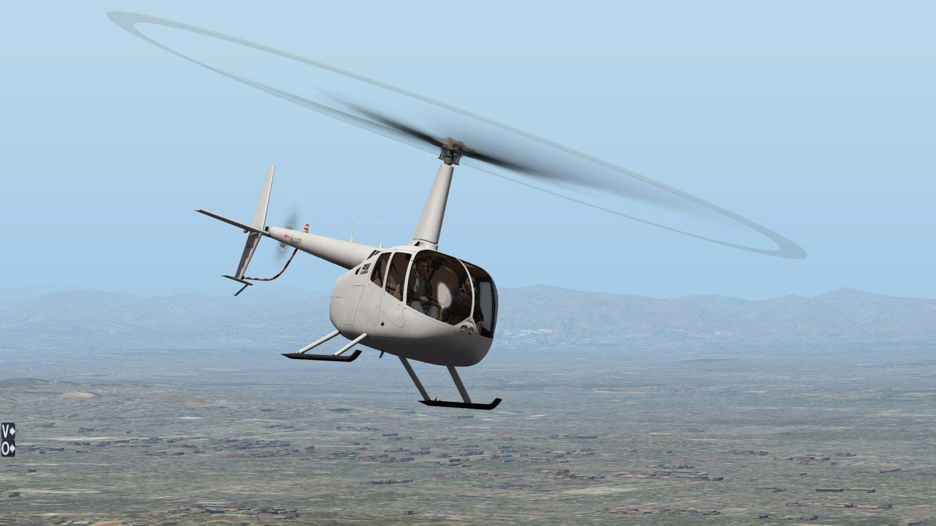 Alabeo R-66 for X-Plane - in flight