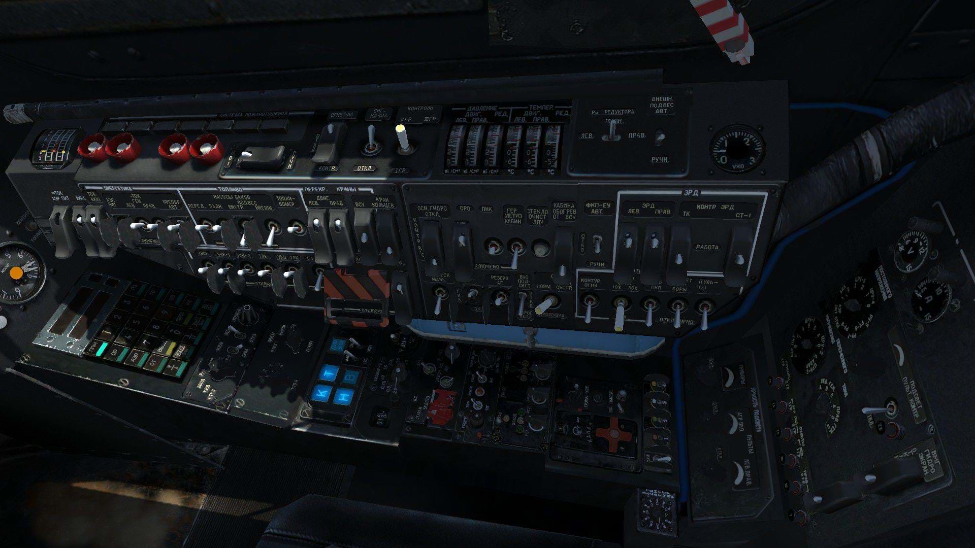 DCS Ka-50 Black Shark - cockpit labels