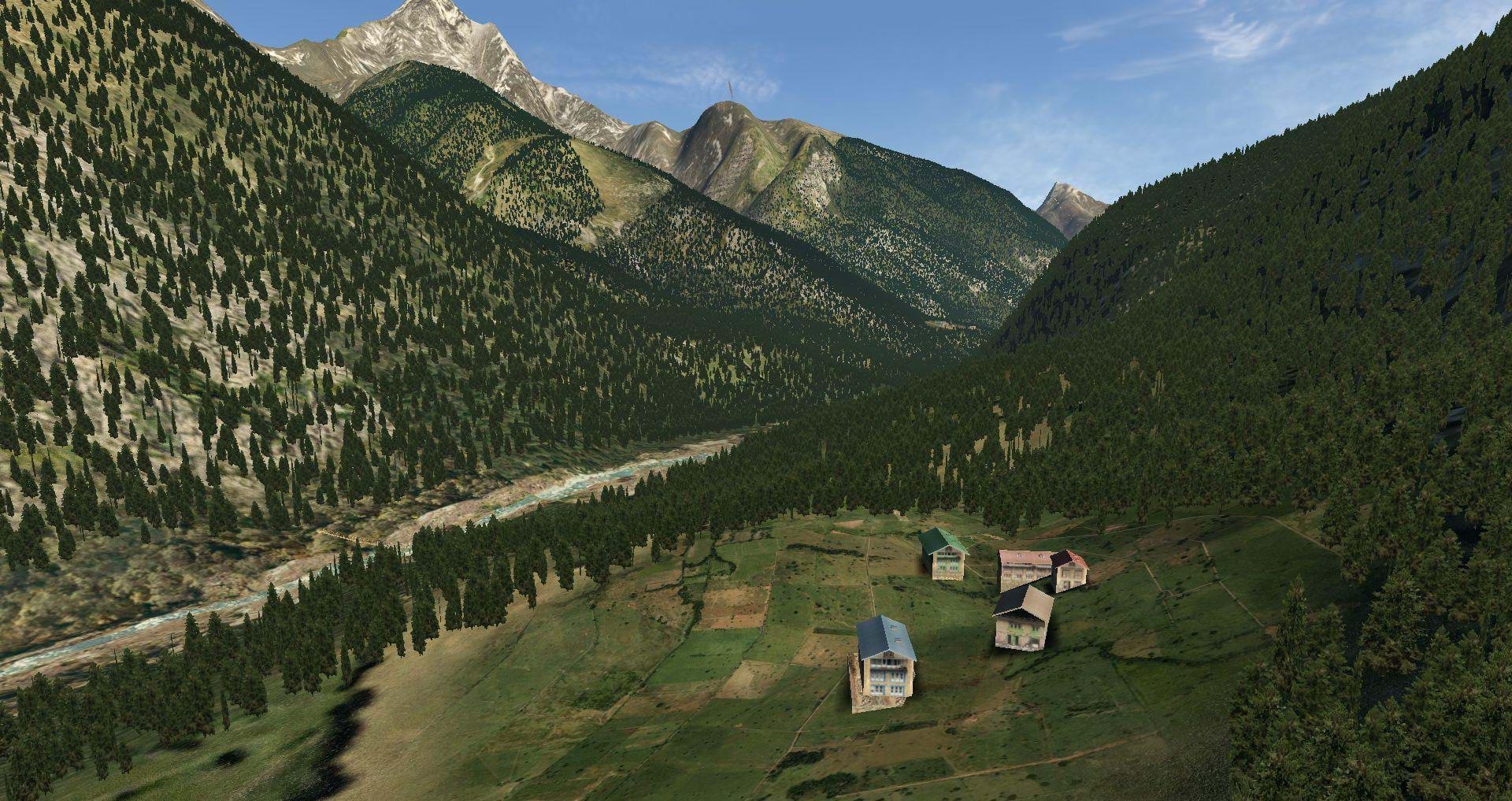 Frank Dainese and Fabio Bellini Everest Park 3D for X-Plane