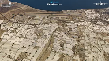 Descent2View and PILOT'S screenshots of LEAM - Almeria Airport for X-Plane