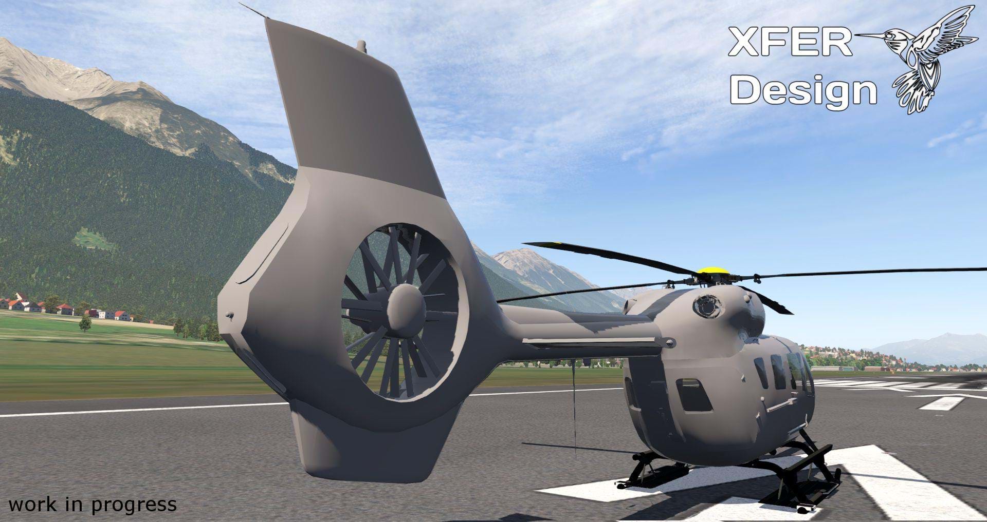 XFER Design H145 for X-Plane - Work in progress
