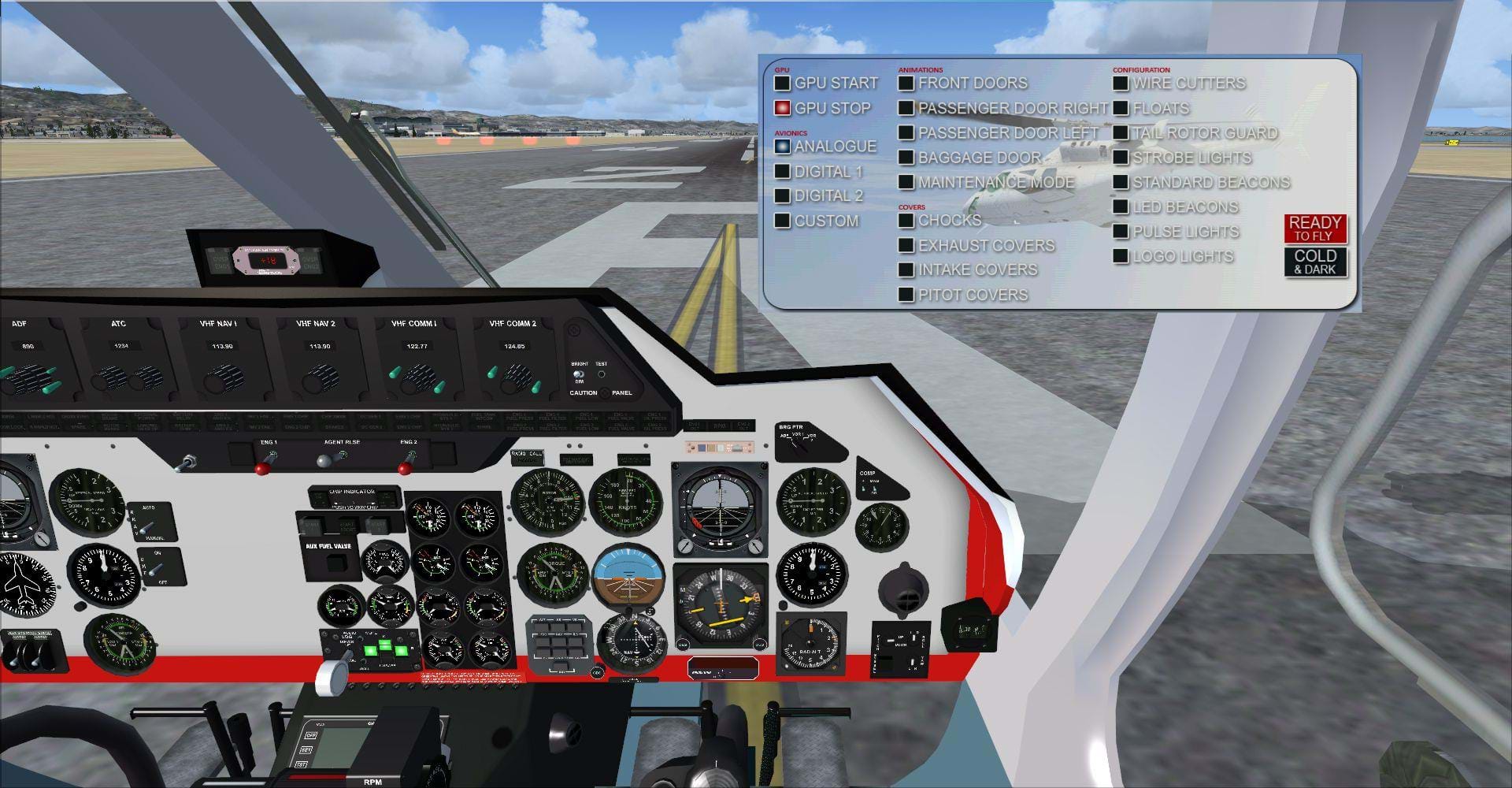 Eagle Rotorcraft Simulations Bell 222 for FSX