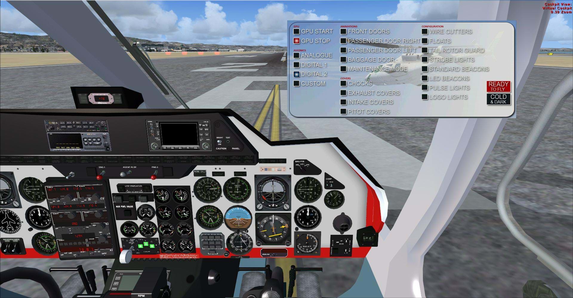 Eagle Rotorcraft Simulations Bell 222 for FSX
