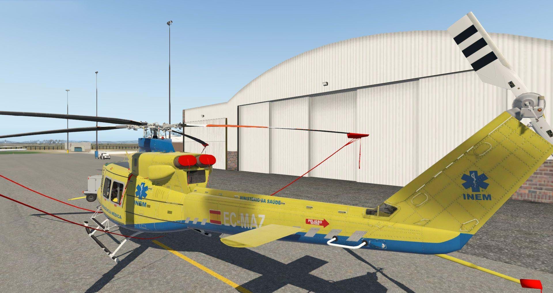 X-Trident Bell 412 - EC-MAZ INEM livery