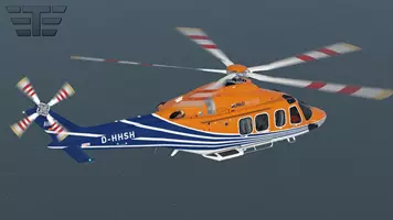 D-HHSH Repaint for the X-Rotors AW139 for X-Plane