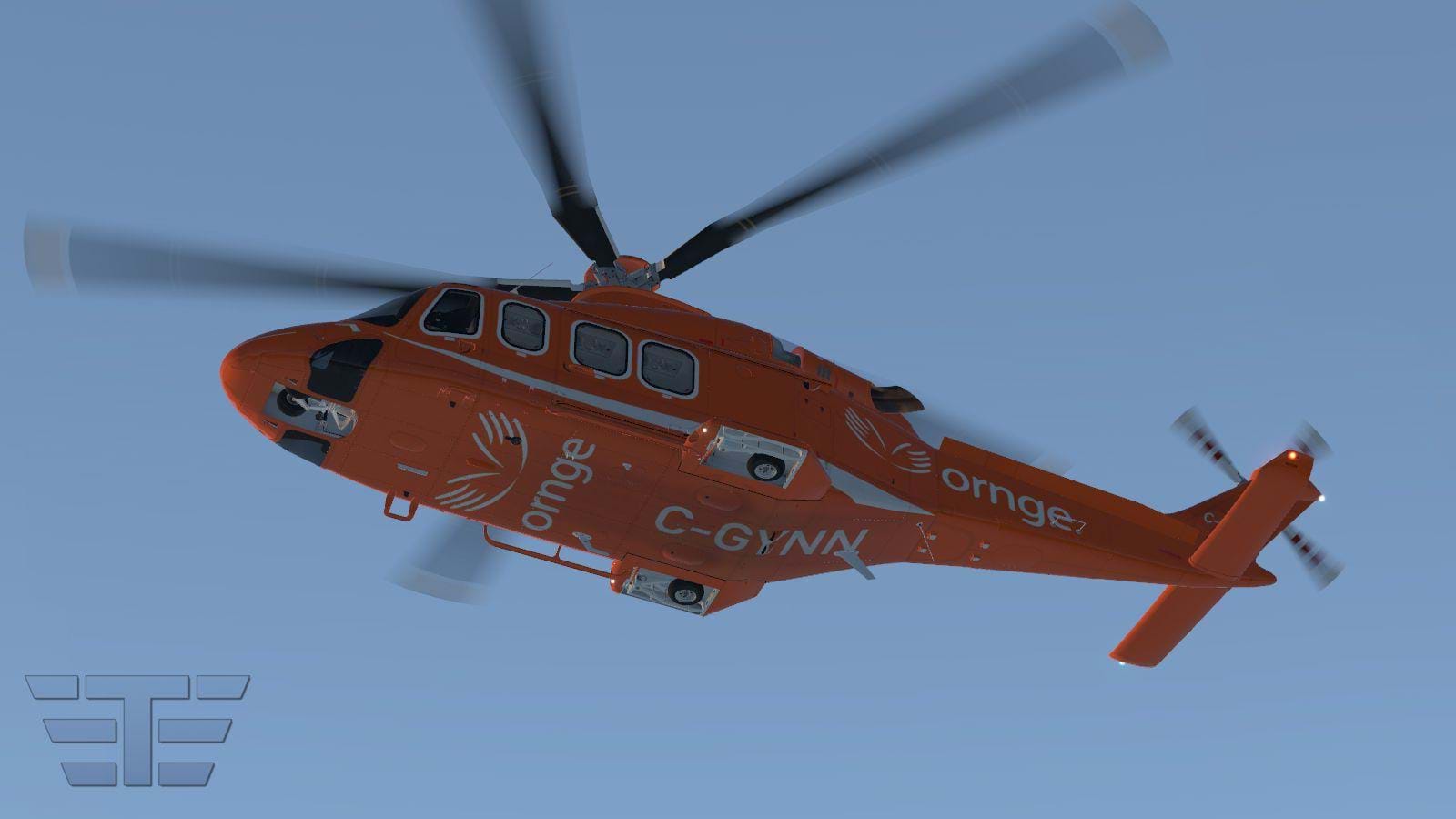 C-GYNN Repaint for the X-Rotors AW139 for X-Plane