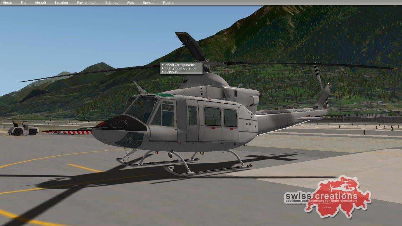 Swisscreations Expansion pack for the X-Trident Bell 412 for X-Plane