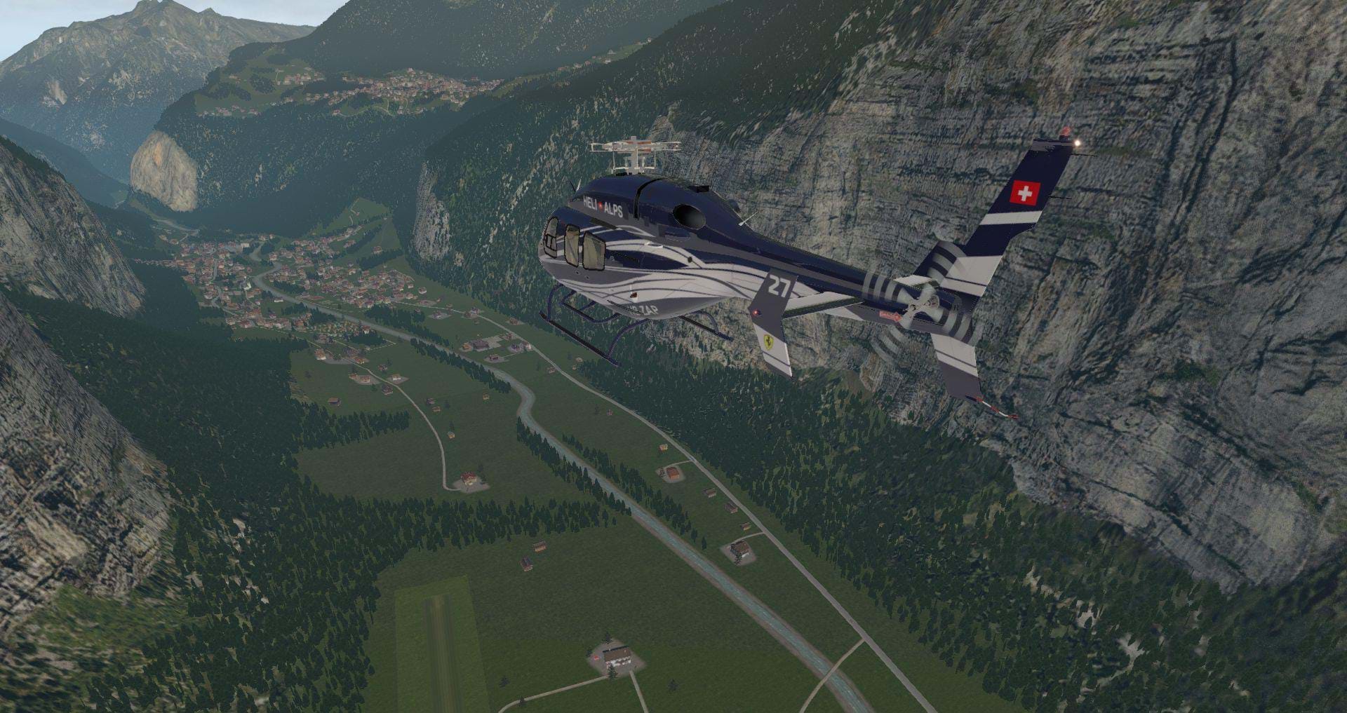 Frank Dainese and Fabio Bellini's Eiger Park 3D for X-Plane