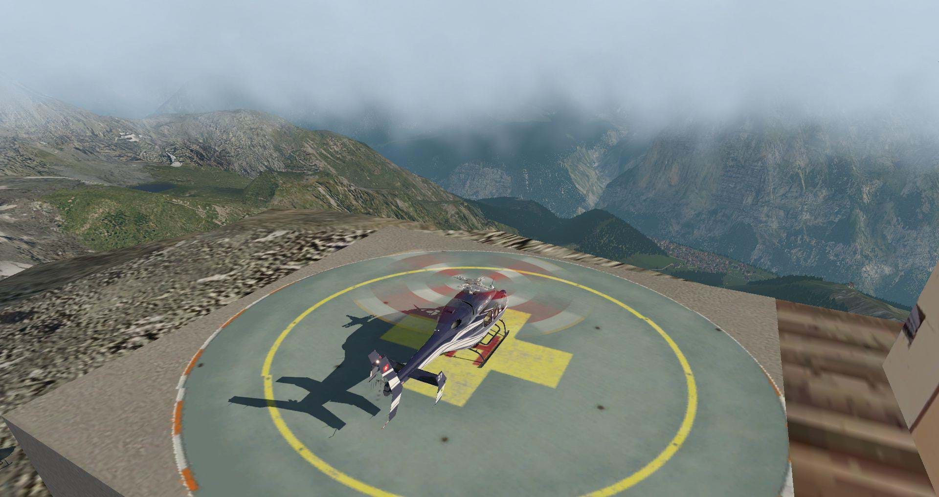 Frank Dainese and Fabio Bellini's Eiger Park 3D for X-Plane