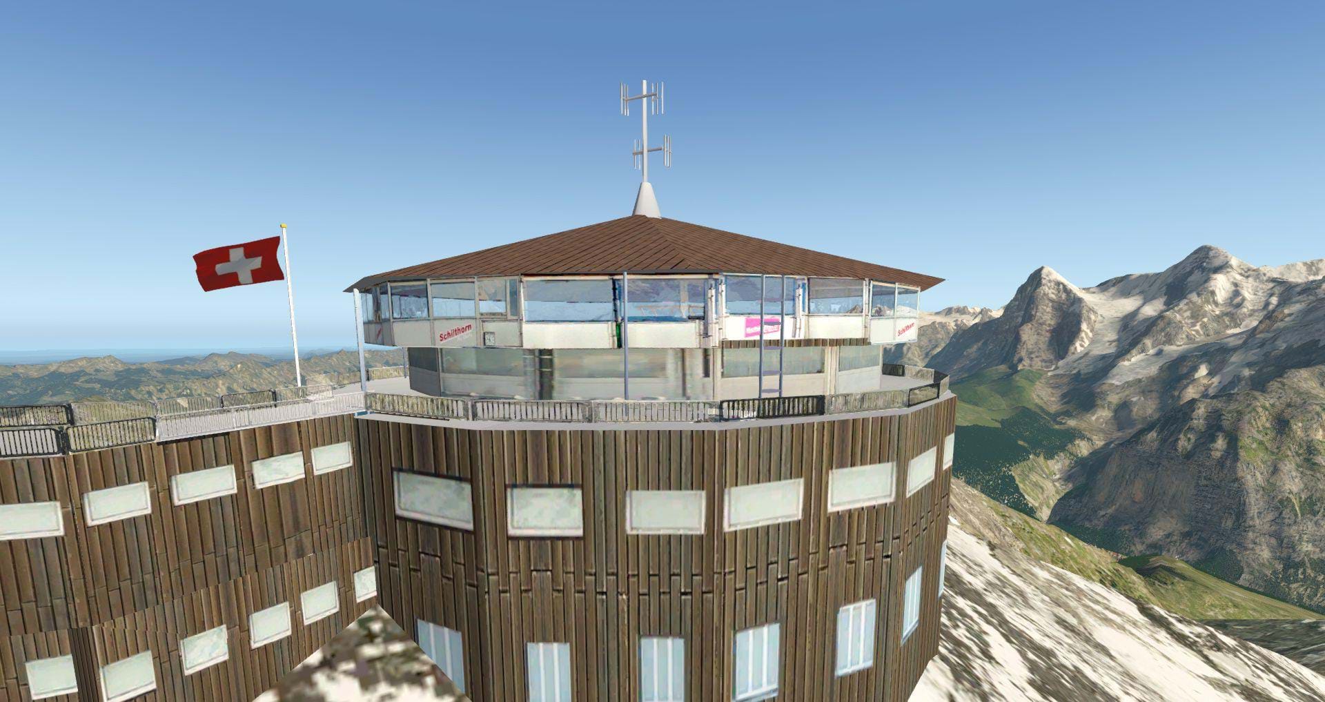 Frank Dainese and Fabio Bellini's Eiger Park 3D for X-Plane