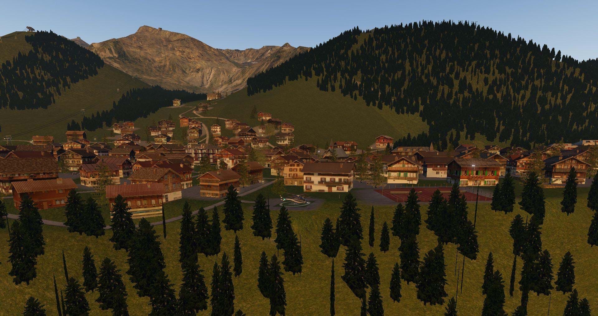 Frank Dainese and Fabio Bellini's Eiger Park 3D for X-Plane