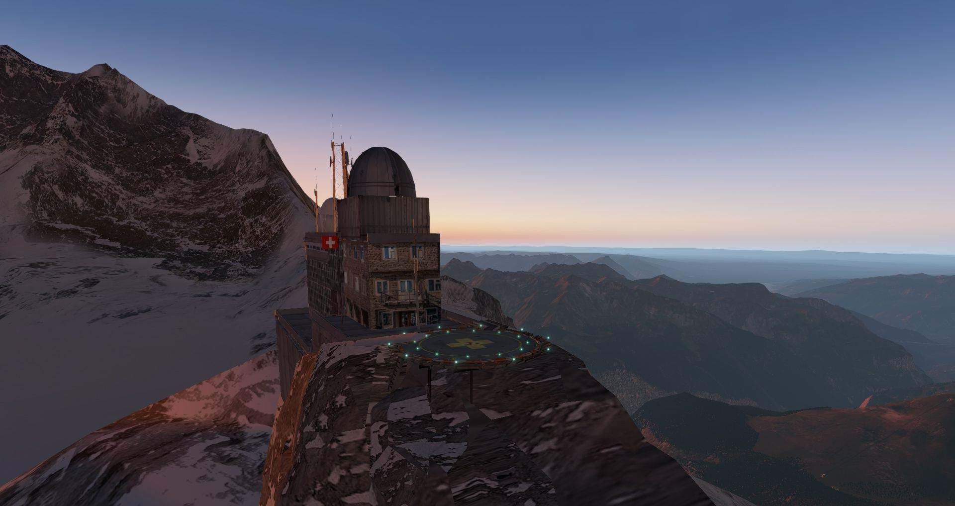 Frank Dainese and Fabio Bellini's Eiger Park 3D for X-Plane