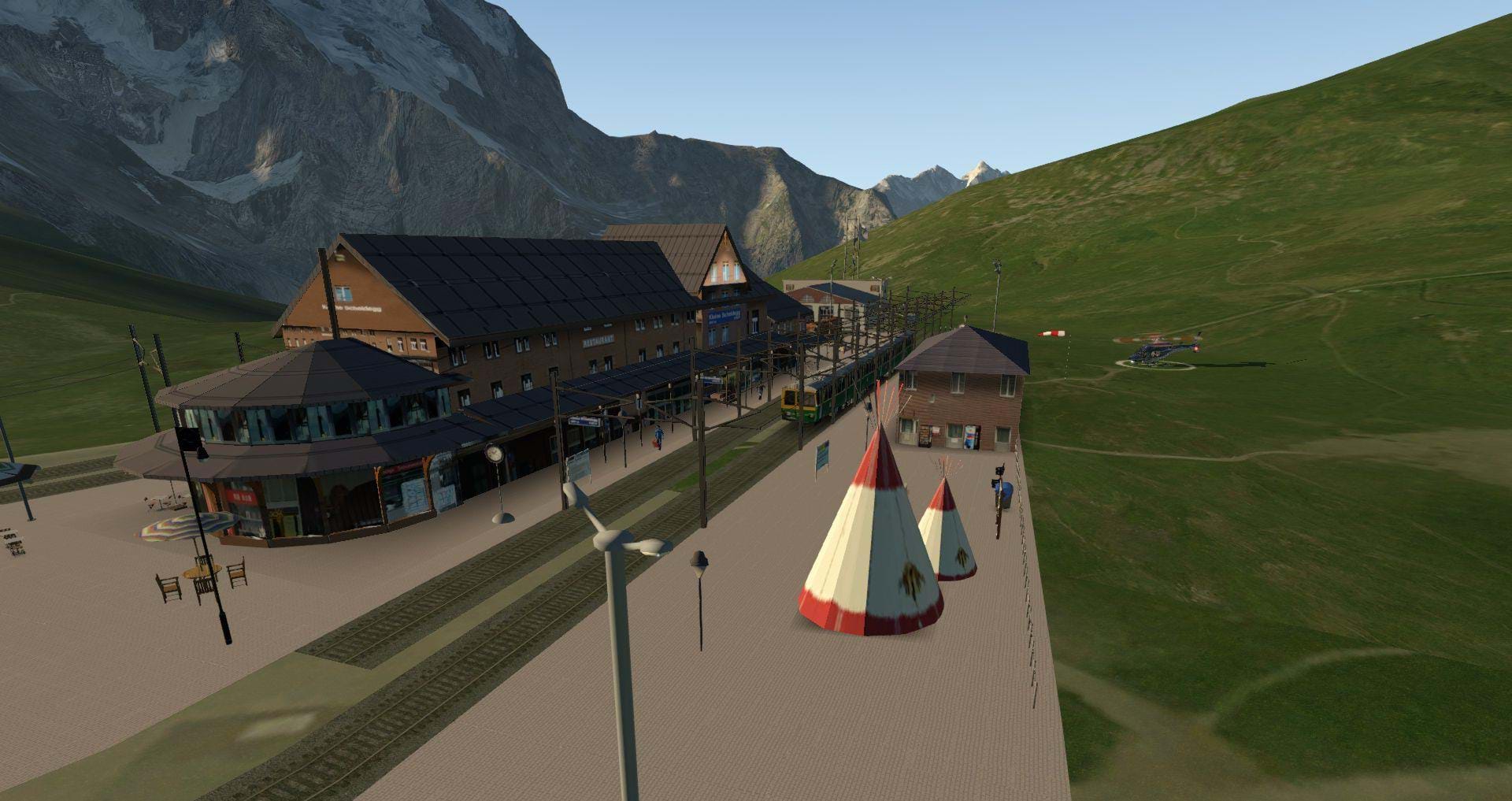 Frank Dainese and Fabio Bellini's Eiger Park 3D for X-Plane