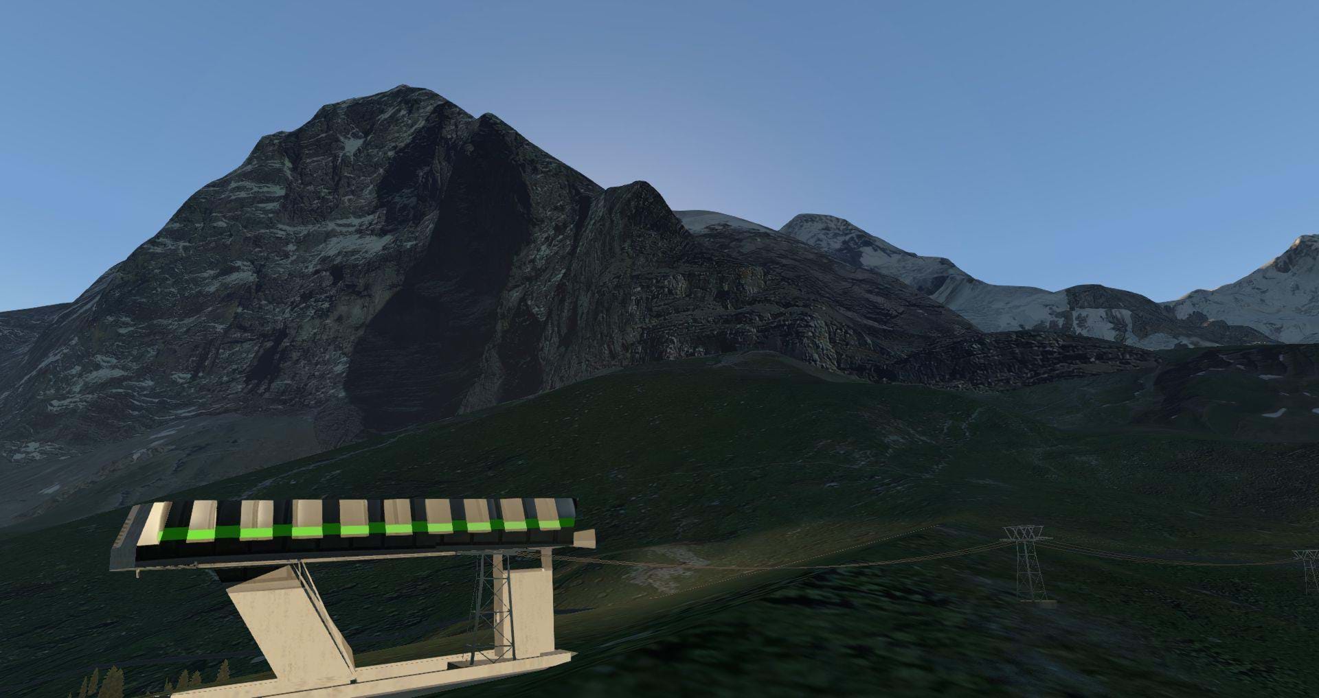 Frank Dainese and Fabio Bellini's Eiger Park 3D for X-Plane