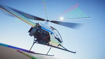 Lines Studio's Helicopter Simulator with new flight model (with video)