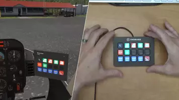 Using Stream Deck in VR, using the DF B407 as an example