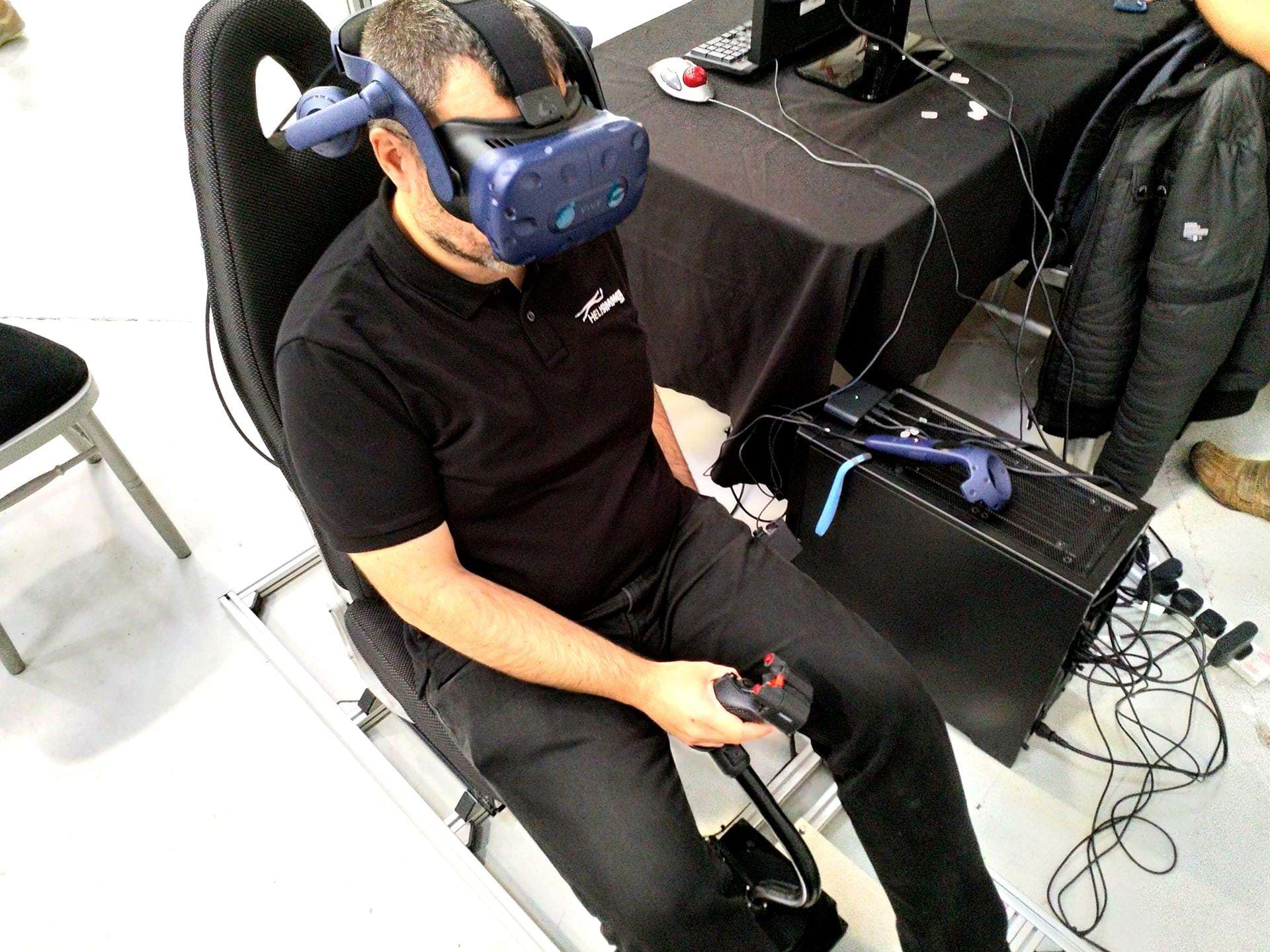 Komodo Simulations controls with VR