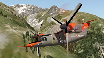 An AW-609 is arriving to X-Plane