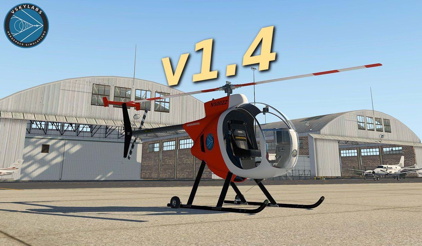 VSKYLABS updates helicopters towards X-Plane 11.40 experimental flight model