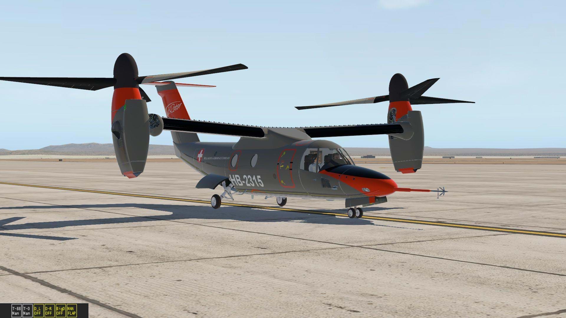 Pizzagalli AW609 for X-Plane