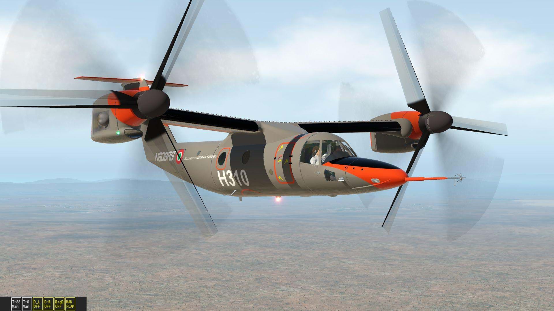 Pizzagalli AW609 for X-Plane