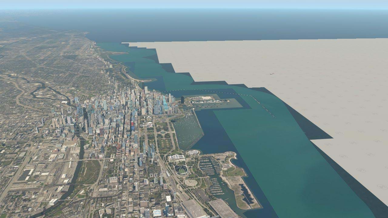 Drzewiecki Design Chicago City XP and Chicago Airports XP - ortho conflict
