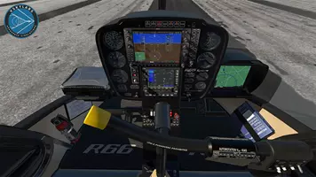 VSKYLABS released cockpit screenshots of the R66 for X-Plane