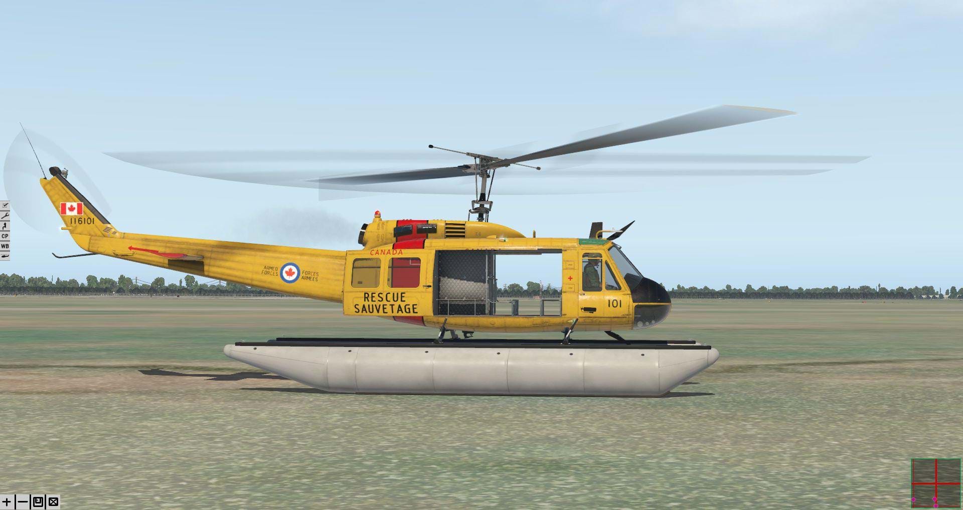 Nimbus Simulation Studios UH-1 Huey with floats